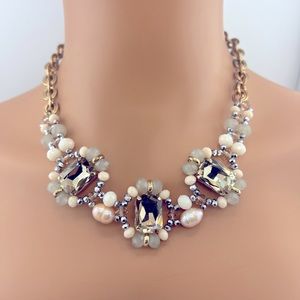 Rhinestone Statement Necklace